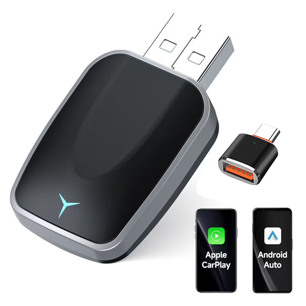 M34 重塑车载智能体验的中性无线CarPlay便携互联盒子